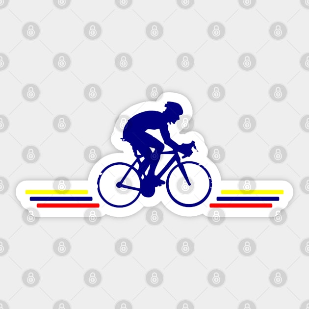 Cycling lover Sticker by FarStarDesigns